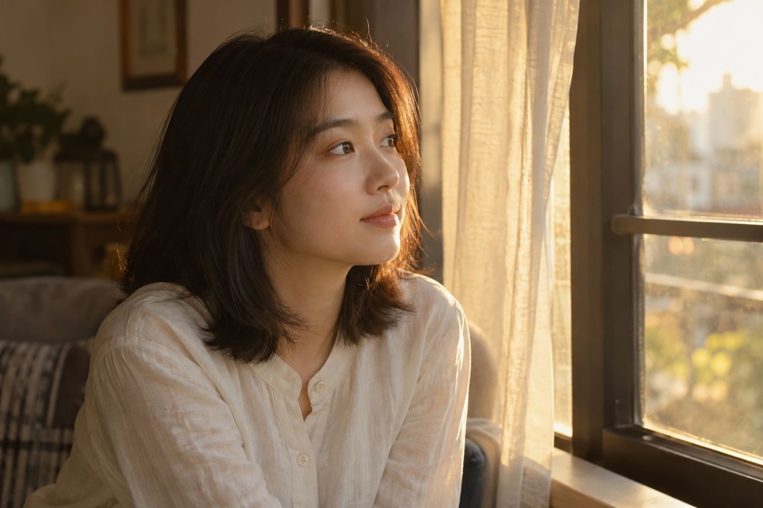 Golden-hour backlight portrait prompts — published visual reference